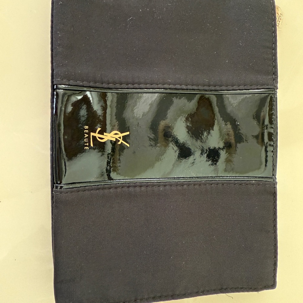 YSL Black Makeup Pouch
